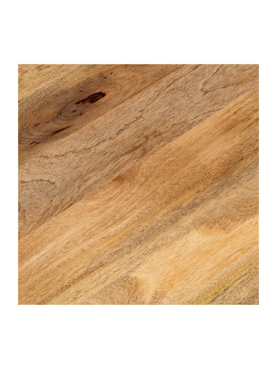 vidaXL Oval Table Surface made of Solid Wood Brown 110x40x2.5cm 370125 1pcs