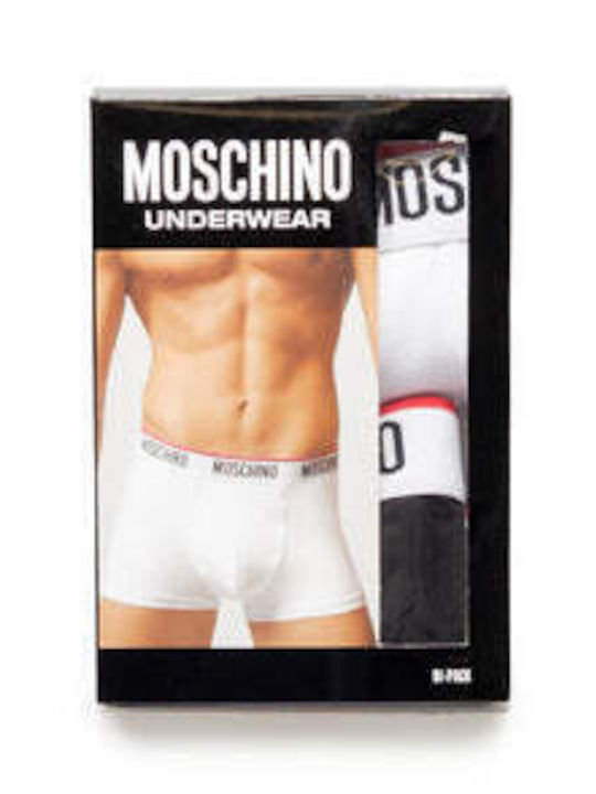 Moschino Herren Boxershorts Schwarz 2Packung