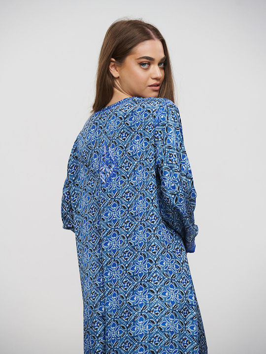 Rochii De Vară Pentru Femei Maxi Rochie Albastră