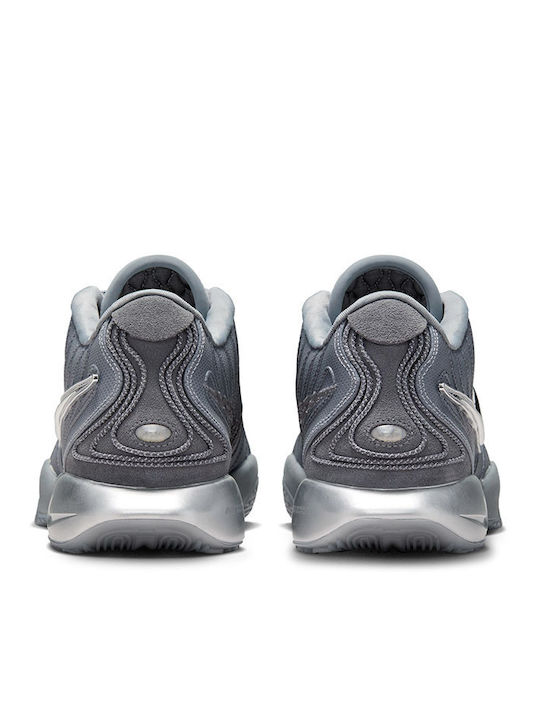 LeBron XXI Low Basketball Shoes Cool Grey / Metallic Silver / Iron Grey