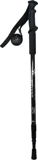Telescopic Aluminum Trekking Pole Black