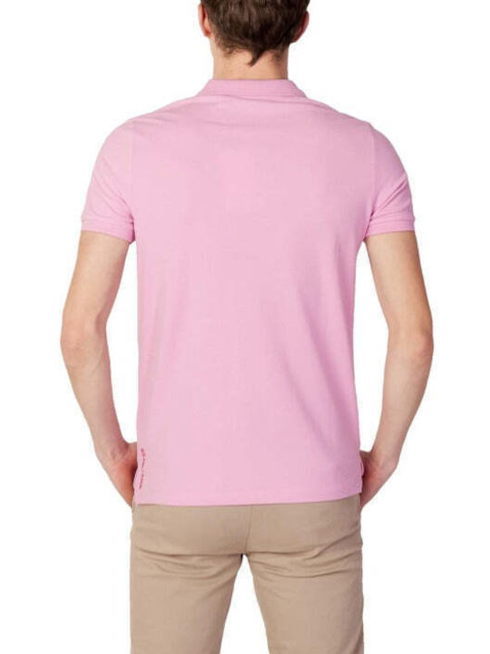 U.S. Polo Assn. Men's Short Sleeve Blouse Polo Pink