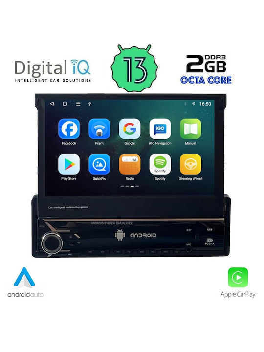 Digital IQ Ηχοσύστημα Αυτοκινήτου 1DIN (Bluetooth/USB)