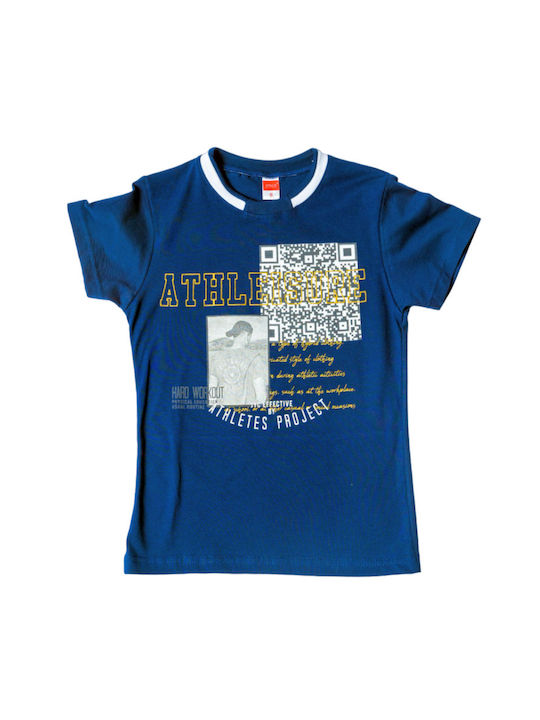 Joyce Kinder-T-Shirt Blau