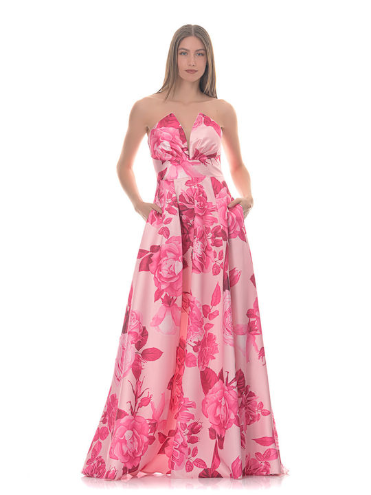 Farmaki Maxi Dress Fuchsia