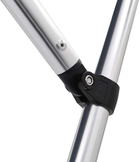 vidaXL Tenta Barca Aluminiu M243xL250xH131cm Negru Culoare