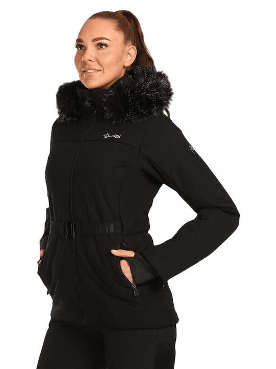 Kilpi Women's Short Lifestyle Jacket for Winter Black