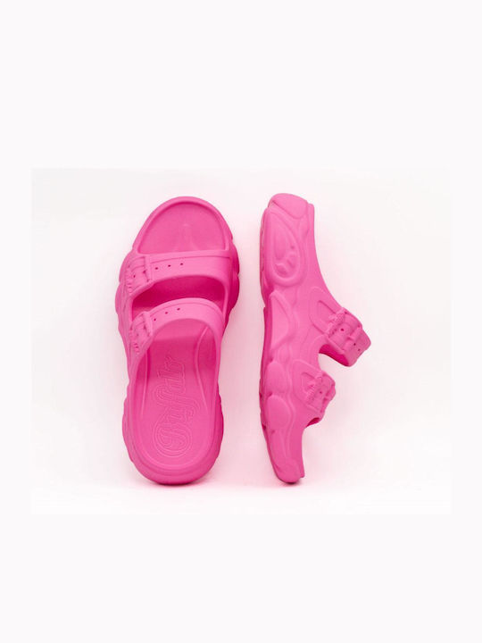 Buffalo Frauen Flip Flops in Rosa Farbe