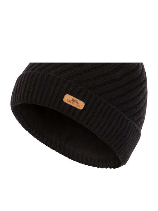 Pom Pom Beanie Frauen Beanie Gestrickt in Schwarz Farbe