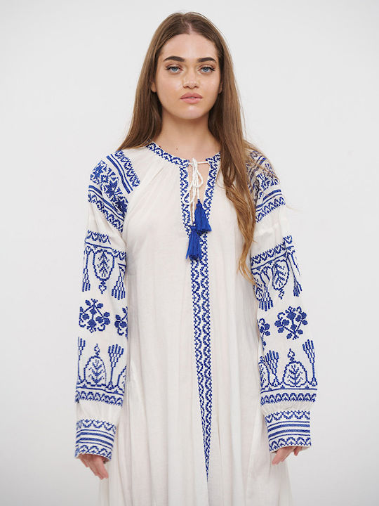 Ble Resort Collection Рокля За Плаж Бяло