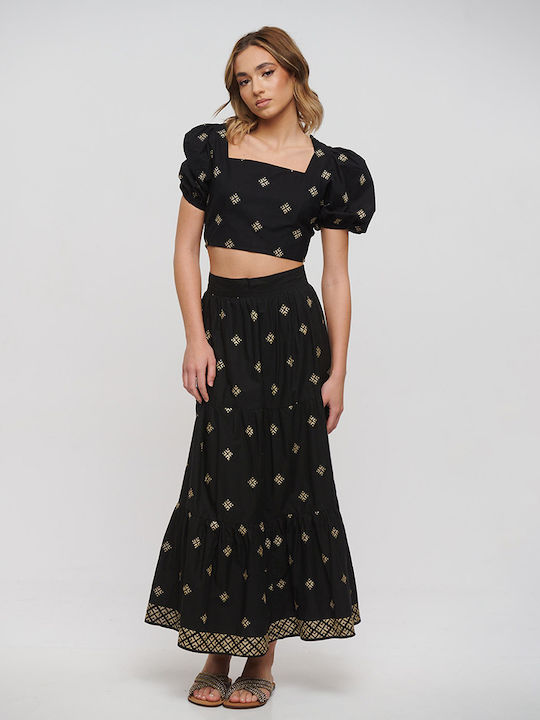 Ble Resort Collection Feminin Top de Plajă Negru