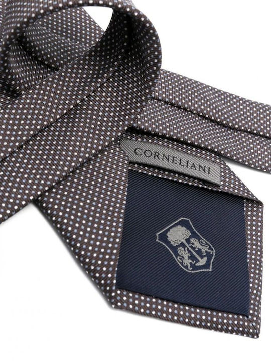 CC Collection Corneliani Men's Tie Silk in Gray Color