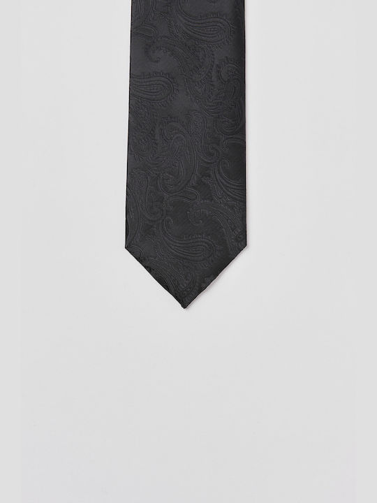 Aristoteli Bitsiani Men's Tie Printed in Black Color