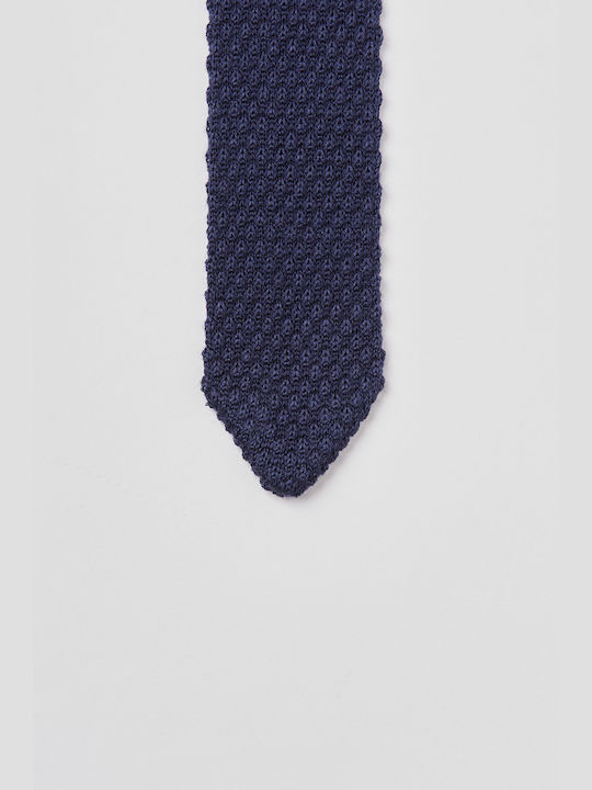 Aristoteli Bitsiani Men's Tie Wool Knitted in Blue Color