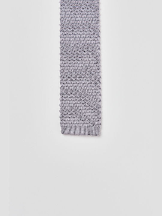 Aristoteli Bitsiani Men's Tie Wool Knitted in Gray Color