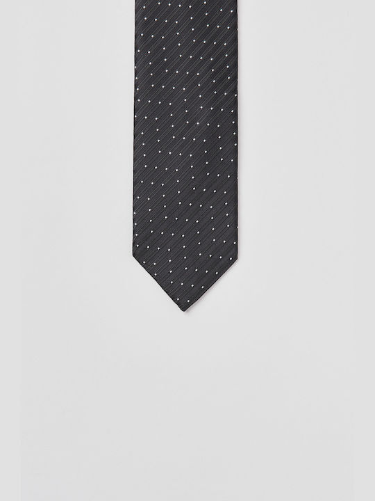 Aristoteli Bitsiani Men's Tie Printed in Black Color