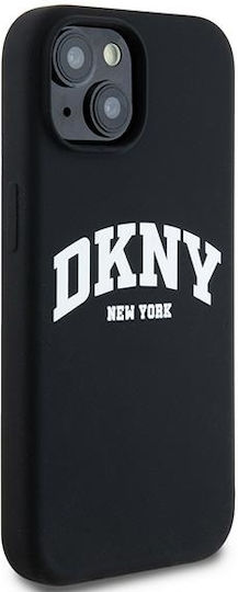 Dkny Futerał Do Iphone 14 Kompatybilny Z Magsafe Dkhmp14ssnyach Dkny Hc Magsafe Silicone W White Arch Logo Czarny