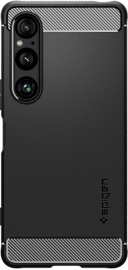 Spigen Rugged Armor Back Cover Silicone 2mm Durable Black (Xperia 1 VI)