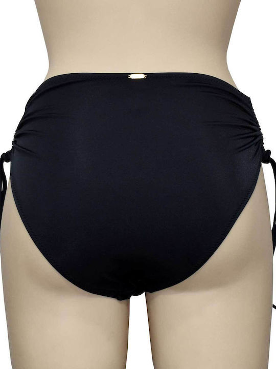 Bikini Slip Ψηλόμεσο Μαύρο