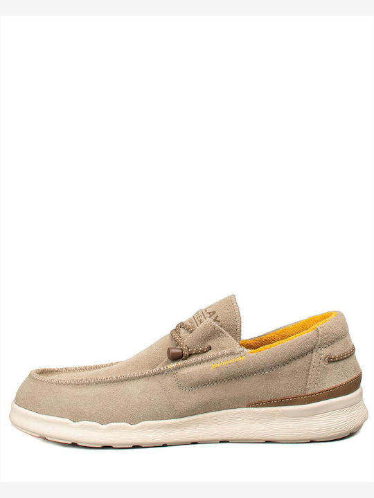 Alcyon Ανδρικά Loafers σε Καφέ Χρώμα