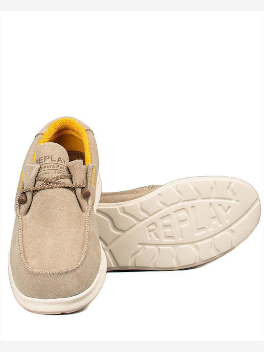 Alcyon Ανδρικά Loafers σε Καφέ Χρώμα