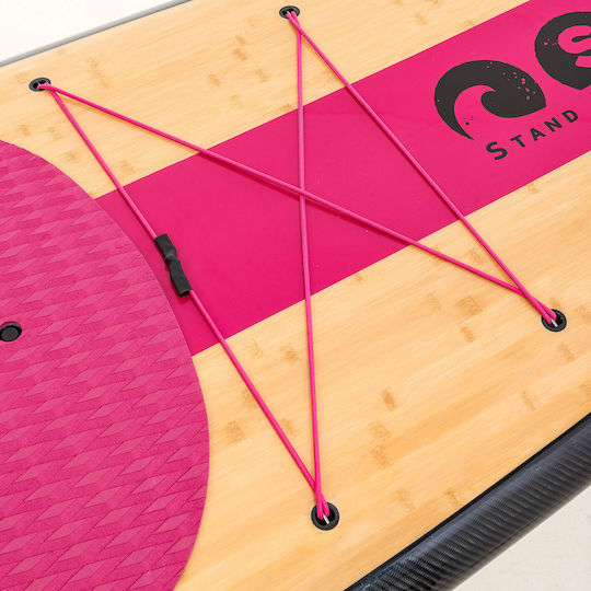 SCK Ruby 10'6'' Bambus SUP Board / Windsurf mit Länge 3.2m Schwarz
