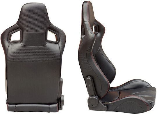 Autoline Scaun auto șofer Scaun auto din piele Negru