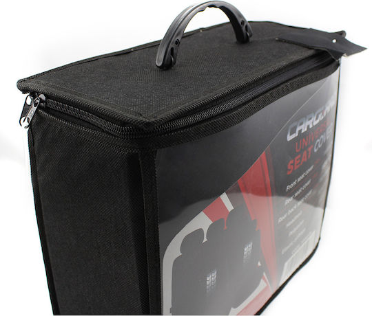 CarGuard Set Spătare Auto Poliester Negru