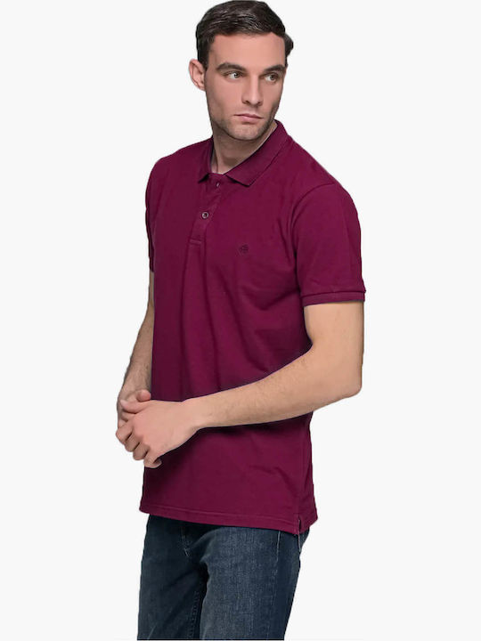 Polo Bluză cu mânecă scurtă Burgundy