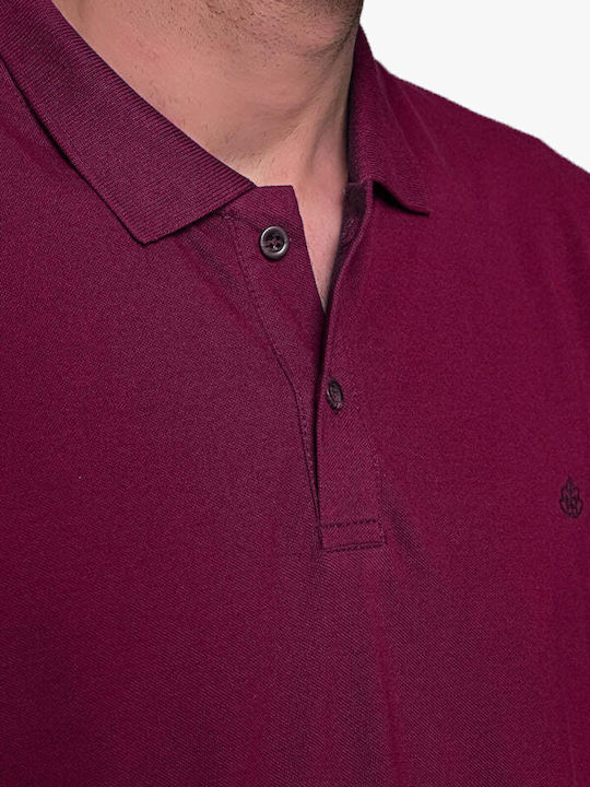 Polo Bluză cu mânecă scurtă Burgundy