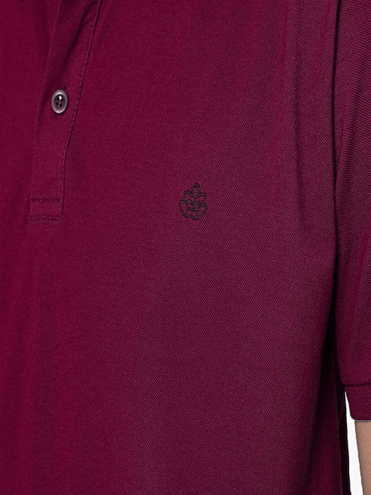 Polo Bluză cu mânecă scurtă Burgundy