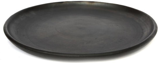 Bazar Bizar Servierteller Untiefe Orange mit Durchmesser 30cm 1Stück