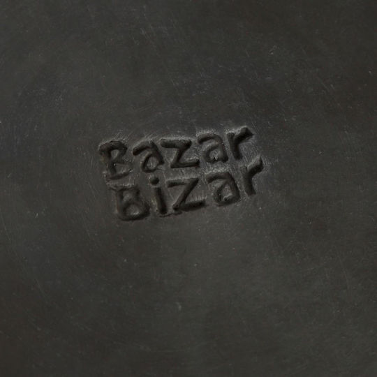 Bazar Bizar Servierteller Untiefe Orange mit Durchmesser 20cm 1Stück