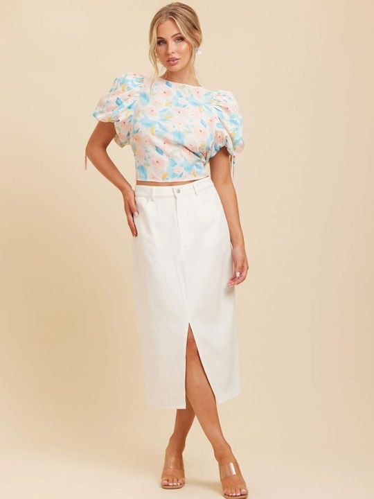 Rut & Circle Bluza de Damă Floral Roz