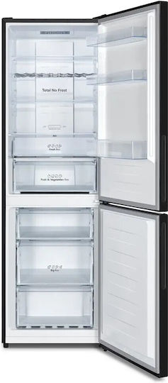 Hisense 304лт NoFrost В186xШ59.5xД59см. Черен RB390N4GBE