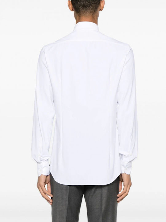 CC Collection Corneliani Men's Shirt Long Sleeve White