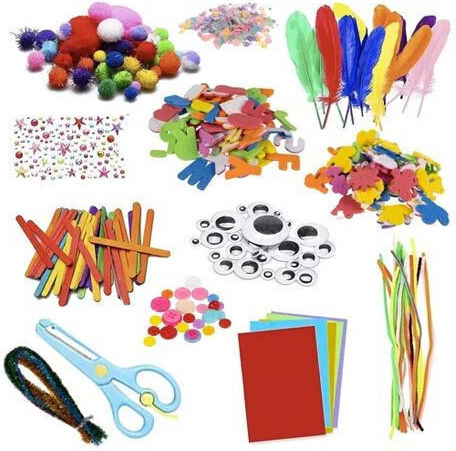 Kunst & Handwerk XXL Kreativset Kinder DIY Basteln 20x1,5 cm Kruzzel