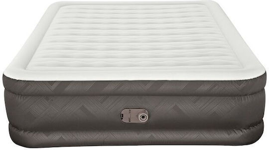 Bestway Inflatable Sleeping Mattress with Built-in Electric Pump Air mattress Fortech 203x152x46εκ. Gray