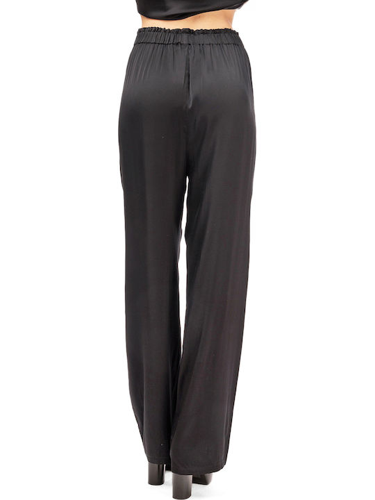 Damen Stoff Hose Black