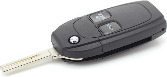 CarGuard Carcasă cheie auto cu lamă cu 2 butoane pentru Volvo
