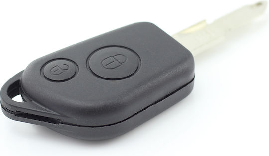 CarGuard Κέλυφος Κλειδιού Αυτοκινήτου με Λάμα με 2 Κουμπιά για Citroen / Peugeot