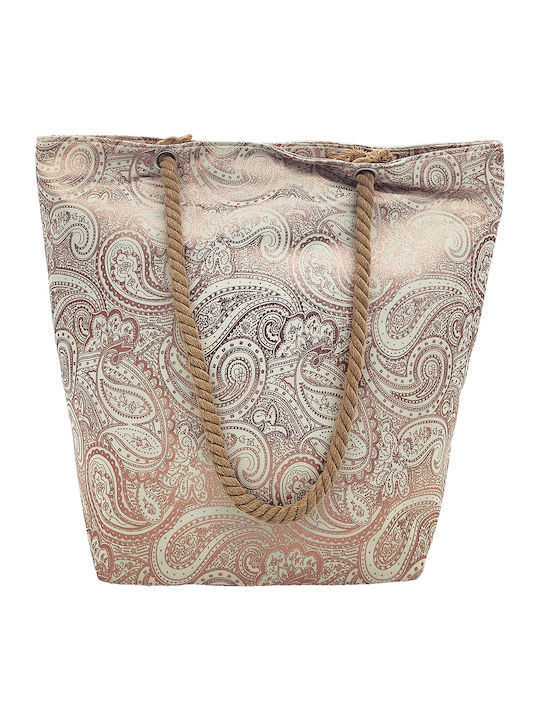 Gift-Me Fabric Beach Bag with Wallet Gold