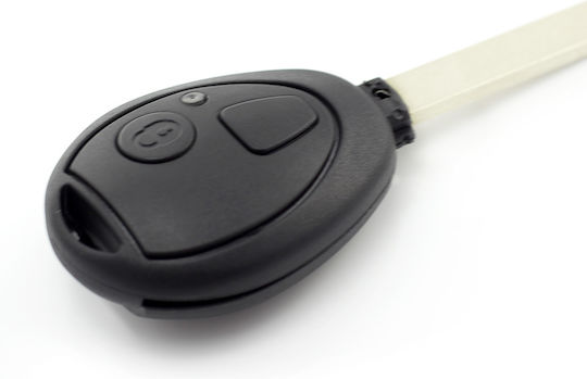 CarGuard Carcasă cheie auto cu lamă cu 2 butoane pentru Mini Cooper