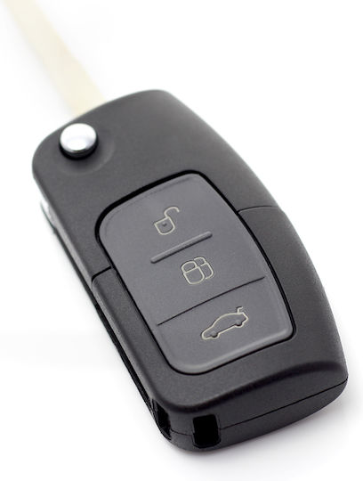 CarGuard Carcasă cheie auto cu lamă cu 3 butoane pentru Ford