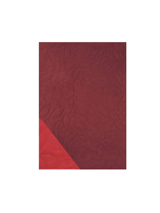 Coverlet Single Bordeaux/red 160x220cm