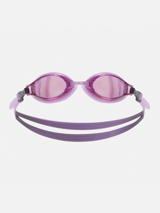 Nike Chrome Swimming Goggles Adults with Anti-fog Lenses Purple