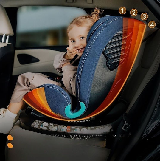 Lionelo Bastian One Καθισματάκι Αυτοκινήτου i-Size με Isofix Black Carbon