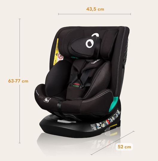 Lionelo Bastian One Καθισματάκι Αυτοκινήτου i-Size με Isofix Black Carbon