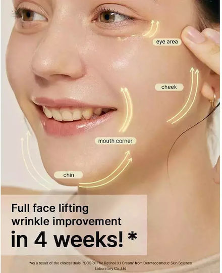 Cosrx The Retinol 0.1 Κρέμα Προσώπου Νυκτός για Σύσφιξη & Ακμή με Ρετινόλη & Πεπτίδια 20ml