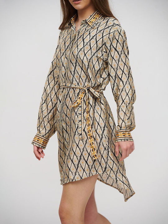 Ble Resort Collection Damen Mini Kaftan Strand Grün